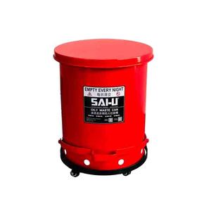 SAI-U Industrial waste bin Fireproof trash bin Oily waste can