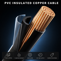 Cable Eléctrico Marino de Alta Tensión THHN THWN, Conductor de Cobre, Aislamiento de PE, Revestimiento de PVC, Calibres 8, 10, 12, 14 AWG