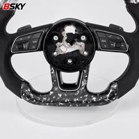 Volante de Fibra de Carbono Forjado de Alta Calidad para Volkswagen BORA, CADDY, GOLFGTI, GOLFGTD, JETTACC, POLO1.2, POLO2.0, PASSATCC