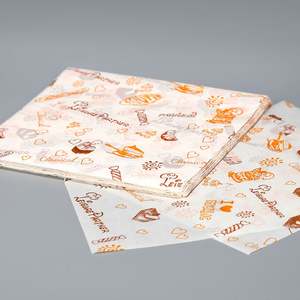 Papier sulfurisé coloré de qualité alimentaire personnalisé pour sandwichs, hot-dogs, hamburgers, papier d'emballage pour la restauration rapide, rouleau de papier sulfurisé en gros - Product Image 2