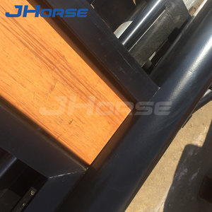 Kanada Di Luar Bar Kait Bambu Warung 3D Desain Kayu Mesh Kuda Stabil Divider - Product Image 4