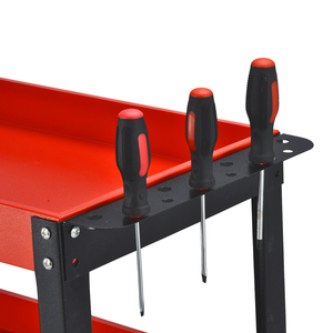Carro de herramientas de laminación de acero resistente de tres capas Carro de herramientas mecánicas de hierro con soporte OEM personalizado - Product Image 6