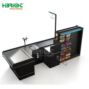 Mostrador de autoservicio para minoristas con estante frontal, estación de pago para tiendas de comestibles - Product Image 2