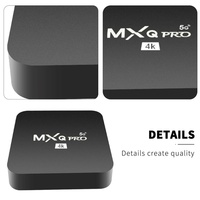 Precio de Fábrica Mini TV Box Android 10 Mx-q 8K Pro 5G WiFi Quad Core Garantía a Largo Plazo Soporte Multi-idioma Almacenamiento Opcional
