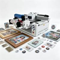 Imprimante UV 6090 pour films A et B, imprimante d'étiquettes automatique grand format rouleau-à-rouleau, impression couleur, AC 220V