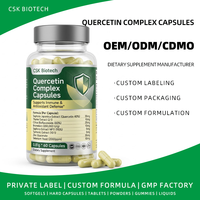 Capsules personnalisées de Quercétine avec Bromélaïne – Protection Antioxydante – Service OEM/ODM pour Marques Privées