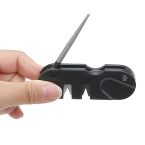 Tige d'affûtage double face en pierre noire écologique pour couteaux, idéale pour la cuisine et l'extérieur - Vente en gros - Product Image 5