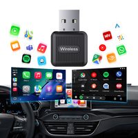 Akıllı Kablosuz CarPlay Android Auto Tak ve Çalıştır Dongle, ABD ve AB Otomotiv Elektroniği için 1 Yıl Garantili