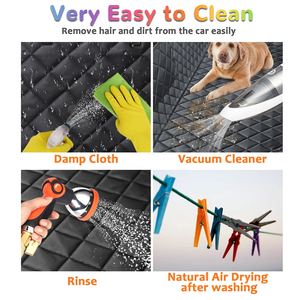Waterproof Foldable Car Back <b>Seat</b> Protector <b>for</b> Dog Pet Car <b>Seat</b> <b>Cover</b> with Pocket <b>for</b> Car Dog Mat - Product Image 6