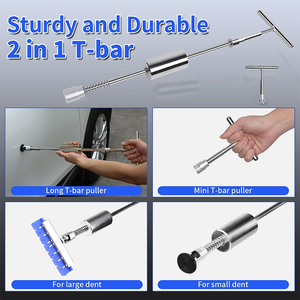 Kit complet d'outils professionnels PDR pour la réparation de bosses sans peinture avec marteau coulissant en T et extracteur à pont pour dommages de <span class=keywords><strong>grêle</strong></span> - Product Image 5