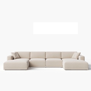 Sofá Seccional Moderno en Forma de L, Muebles Modulares para Sala de Estar de Estilo Mid-Century, Sofá Esquinero Tapizado de Primera Calidad, Gran Capacidad - Product Image 3