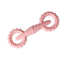 Wholesale Barbell <b>Interactive</b> Natural Rubber Dog Dumbbell Chew <b>Toy</b> <b>Pet</b> Leak Food <b>Toy</b> Dog Toothbrush Molar Stick - Product Image 6