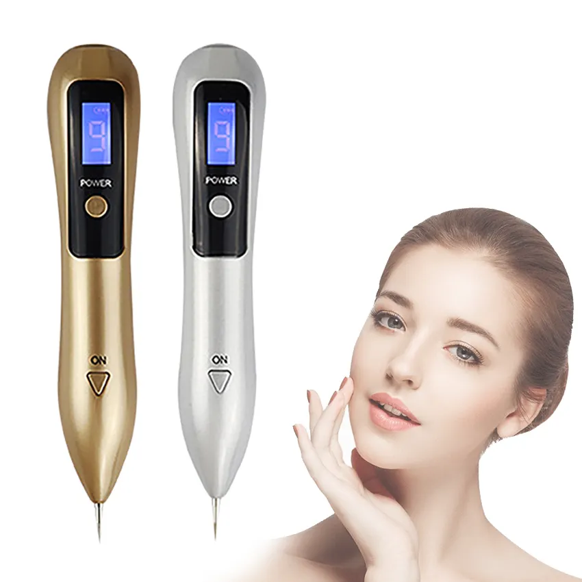 Stylo plasma pour enlever les taches de rousseur, les taches de verrues et les taches sombres, avec éclairage LED LCD