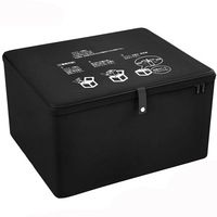 Faltbare Liefer box Freistehende Private Home Food Pizza Kühltasche Rucksack taschen Isolierte Box Proof Bento Box mit isolierter Tasche