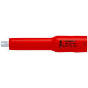 KNIPEX 98 29 45 Llave de vaso (hexágono doble) para TX45 117 mm - Product Image 1