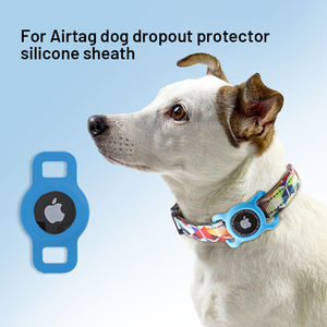 Nero impermeabile in Nylon Airtag porta collare per cani Anti-smarrimento GPS Tra collare protettivo per animali domestici custodia per GPS tracciamento Air <span class=keywords><strong>Tag</strong></span> Cover per gatti - Product Image 4