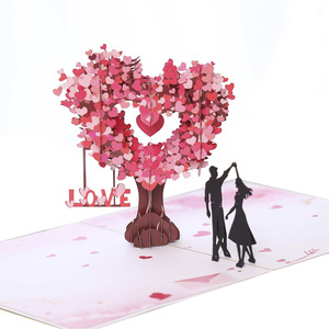 Nổ 3D hình trái tim cây thẻ cho ngày Valentine của mẹ & Lời Mời đám cưới một ý tưởng món quà độc đáo và phong cách - Product Image 2
