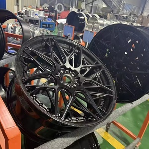 Personnalisation en série de jantes forgées en fibre de <span class=keywords><strong>carbone</strong></span>, jantes en alliage personnalisées pour berlines de luxe, construction légère - Product Image 2