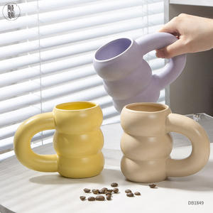 แก้วเซรามิกนอร์ดิกสั่งทำพิเศษพร้อมหูจับ ผิวด้าน ของขวัญสำหรับคู่รัก ดีไซน์ DB1849 - Product Image 5