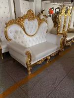 Trône de Sofa Royal de Luxe Moderne, Meuble d'Hôtel de Design Européen pour Mariage, Chaise pour Reine et Roi, pour Événements, Fêtes et Salles à Manger
