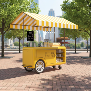 Carrello di Servizio Esterno Personalizzabile, Rimorchiabile, per Caffè e Gelati - Product Image 1