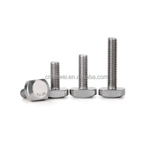 304/316 Roestvrij Staal Zeshoekige Kop T Bouten Din188 Vierkante Hals Zink Cr3 + Gecoat M3-M72 Fijn/Grof Draad Groothandel Effen - Product Image 6