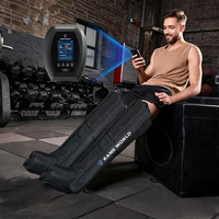 Bottes de compression pneumatique sans fil avec logo personnalisé, masseur complet pour les jambes, soulagement de l'œdème du pied