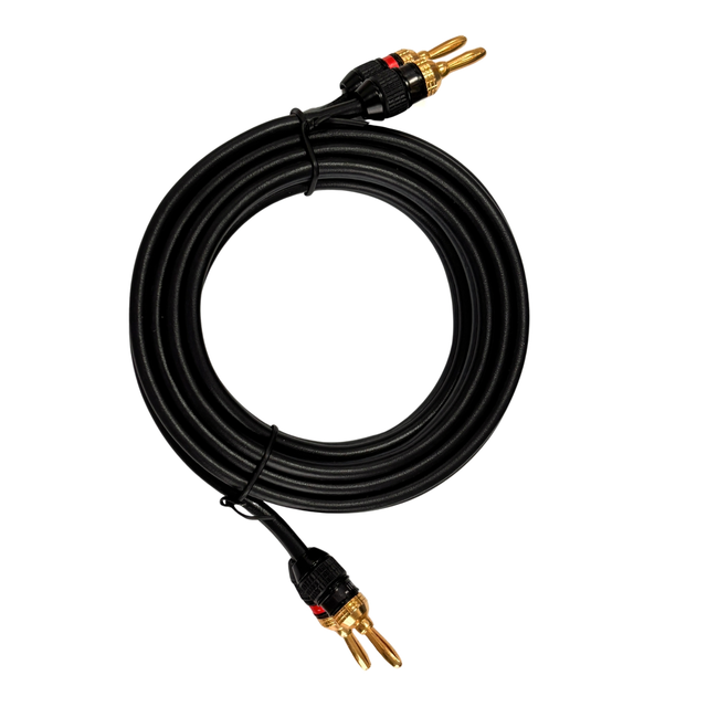 Banana Plug to Banana Plug Speaker Cable, 12/14/16AWG Speaker Banana Plugs Cable