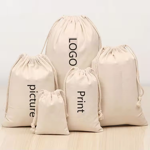 Commercio all'ingrosso personalizzato di grandi dimensioni <span class=keywords><strong>Eco</strong></span> 100% di cotone di stoccaggio biancheria borsa di cordone per la raccolta di vestiti sporchi - Product Image 4