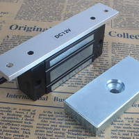 Serrure de porte électrique de sécurité en alliage d'aluminium de haute qualité 12V 60Kg, système de contrôle d'accès, aimant EM Maglock électromagnétique