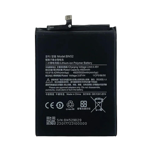 Batteria GSM-FIX BN52 per Smartphone <span class=keywords><strong>Redmi</strong></span> <span class=keywords><strong>NOTE</strong></span> <span class=keywords><strong>9</strong></span> <span class=keywords><strong>Pro</strong></span>, Telefono Cellulare MI 9S, Batterie agli Ioni di Litio Personalizzate - Product Image 1