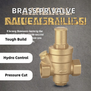 Vanne de réduction de pression à piston en laiton de 1/2 à 2 pouces, commande hydraulique avec régulateur d'eau - Product Image 2