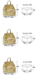 Bolsa Térmica Impermeable para Entrega, Bolsa de Aislamiento No Tejida Personalizada del Fabricante, Gran Oferta 2025 - Product Image 3