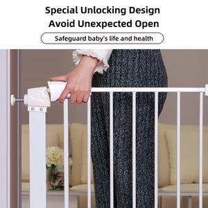 שער בטיחות לתינוק נשלף הסיטונאי אין חורים צריך להרחבה של הילד בטיחות עם שער מדרגות דלת עבור תינוק - Product Image 5