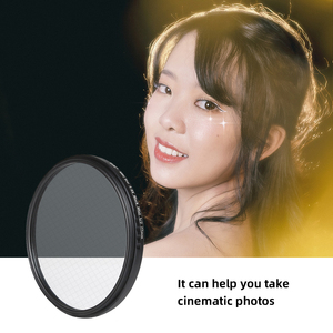 فلتر نجوم للتصوير الفوتوغرافي بالجملة، فلتر ناشر للضوء 49 مم 67 مم 77 مم 82 مم 1/<span class=keywords><strong>2</strong></span> 1/4، فلاتر ناعمة سوداء للكاميرات الرقمية - Product Image 2