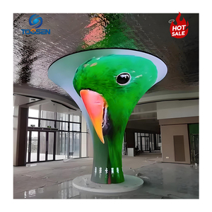 Toosen จอแสดงผล <span class=keywords><strong>LED</strong></span> ทรงแตรออกแบบได้ตามต้องการใช้ในอาคารกลางแจ้งมีสีเต็มรูปแบบ P1.53 P1.86 P2.0หน้าจอ P3 P2.5สำหรับห้างสรรพสินค้า - Product Image 1