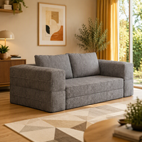 Canapé-lit modulaire deux places, pliable, détachable, double usage, luxe léger, à compression sous vide, pour salon et chambre