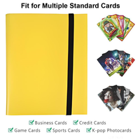 Classeur de cartes à collectionner imperméable et résistant aux rayures en PP à 9 pochettes à chargement latéral pour Pokémon TCG MTG Sports, album de collection de 360 cartes