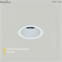 Plafonnier encastré LED COB anti-éblouissement moderne, écologique, à intensité variable, CRI élevé, en aluminium, pour la maison et l'hôtel