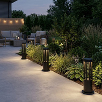 Luces Solares IP65 para Exteriores, Impermeables, de Aluminio, LED, Ángulo de Haz de 360°, Iluminación Exterior para Paisajes, Caminos, Jardines, Entradas, Patios, Decoración