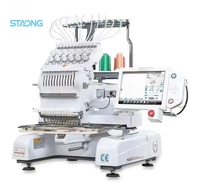Machine à broder pour vêtements en tissu brodé, chaussettes, chapeaux, t-shirts, haute précision, multifonctionnelle, 12 aiguilles