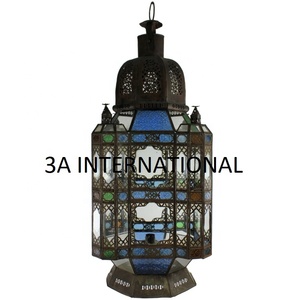 Nouveauté : <span class=keywords><strong>Lanterne</strong></span> à bougie artisanale <span class=keywords><strong>orientale</strong></span> pour décoration suspendue à la maison, en verre transparent, style vintage. - Product Image 6
