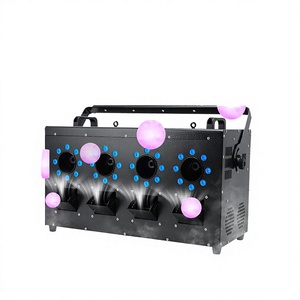 3000W RGBW Smoke <b>Bubble</b> Machine LED Iron Beam Lights High Output Fog Electric Aluminum <b>Wedding</b> Party Stage 8CH DMX AC 110-240V - Product Image 3