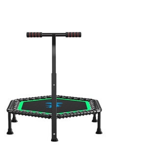 Trampolín Rebotador FULI Sport Fitness <span class=keywords><strong>con</strong></span> Cuerdas Elásticas y <span class=keywords><strong>Barra</strong></span> de Agarre Ajustable para Entrenamiento de Cardio para Adultos - Product Image 5