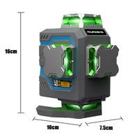 Niveau laser vert 4D à auto-nivellement industriel 16 lignes 4*360 °   Niveau laser professionnel LG-4D