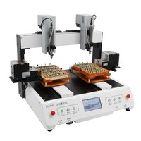 Machine à visser automatique 3 axes haute vitesse avec servomoteur, double plateforme programmable et verrouillage automatique, garantie 1 an pour téléphones et ordinateurs portables