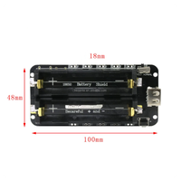 18650 Pil Tutucu V3 Geliştirme Kartı Raspberry Pi 3 ile Uyumlu Aşırı Şarj Koruması 5V Tamamen Popülerleştirilmiş UART