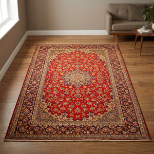 Tappeti ABC Kilim, Autentico Tappeto Persiano Najafabad, Stile Tradizionale Annodato a Mano, Tappeto per Interni in Lana Naturale e Cotone 11'10 X 7'10 - Product Image 3
