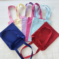 Sac fourre-tout uni en toile, sac à main de shopping multicolore, sac promotionnel réutilisable personnalisable