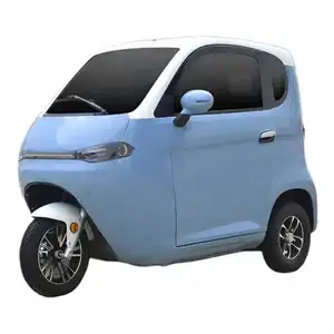 L2e three wheel passenger new electric tricycle covered with cabin for adult